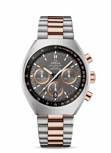 Omega Speedmaster Mark II Co-Axial Chronograph Stainless Steel / Sedna Gold / Grey / Bracelet 327.20.43.50.01.001 (32720435001001)